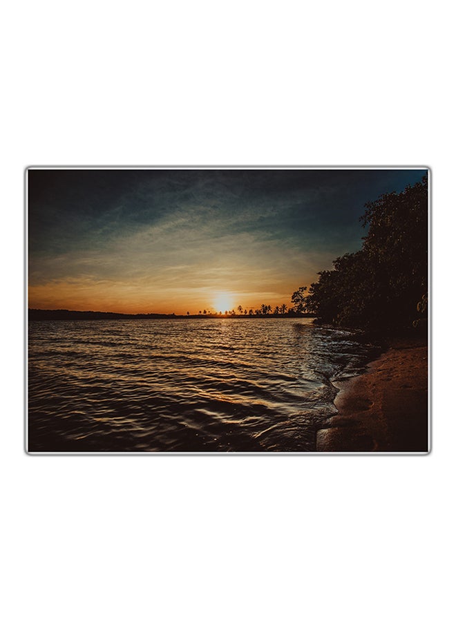 لوحة فنية مطبوعة للزينة متعدد الألوان 14.8x10.5سم