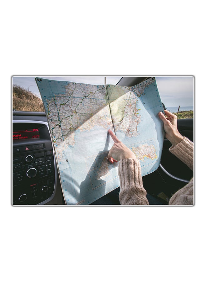 لوحة فنية مطبوعة للزينة متعدد الألوان 14.8x10.5سم