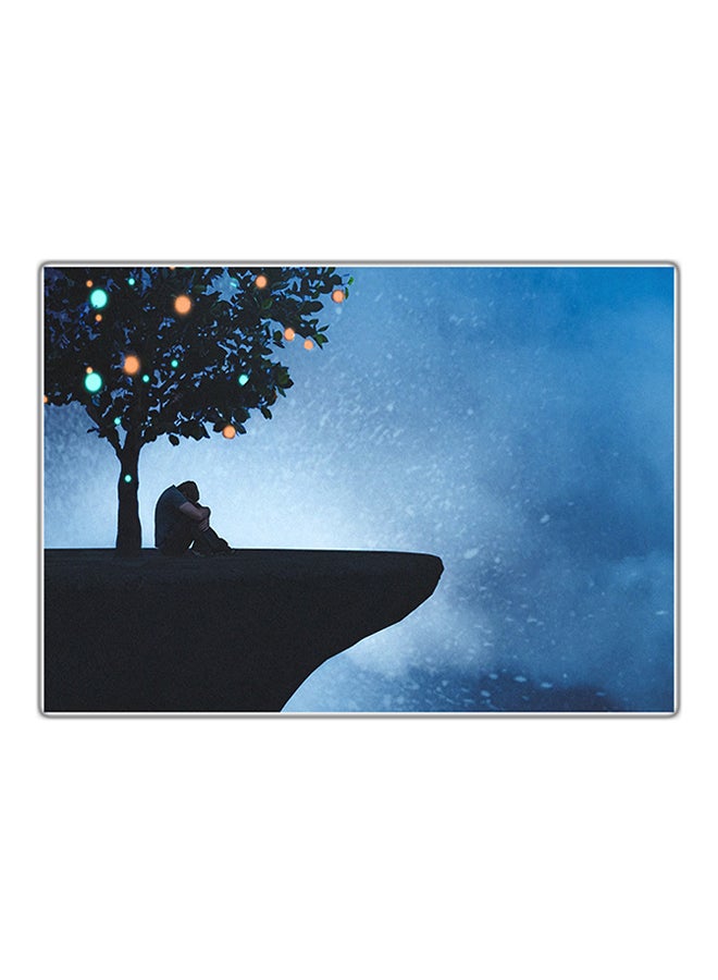 Decorative Printed Painting Multicolour 14.8x10.5cm