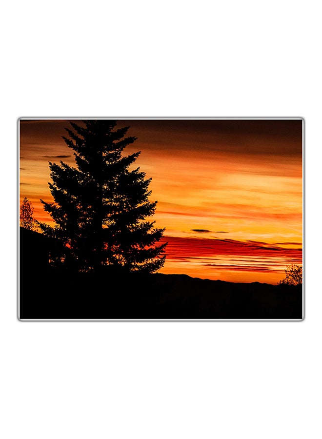 Decorative Printed Tableau Painting Multicolour 14.8x10.5cm