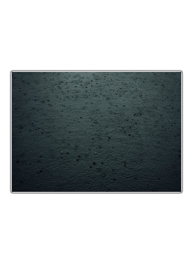 لوحة فنية مطبوعة للزينة رمادي 14.8x10.5سم
