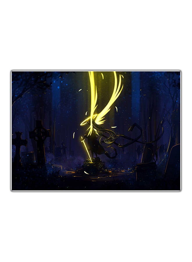 فاست برينت لوحة فنية مطبوعة للزينة متعدد الألوان 14.8x10.5سم