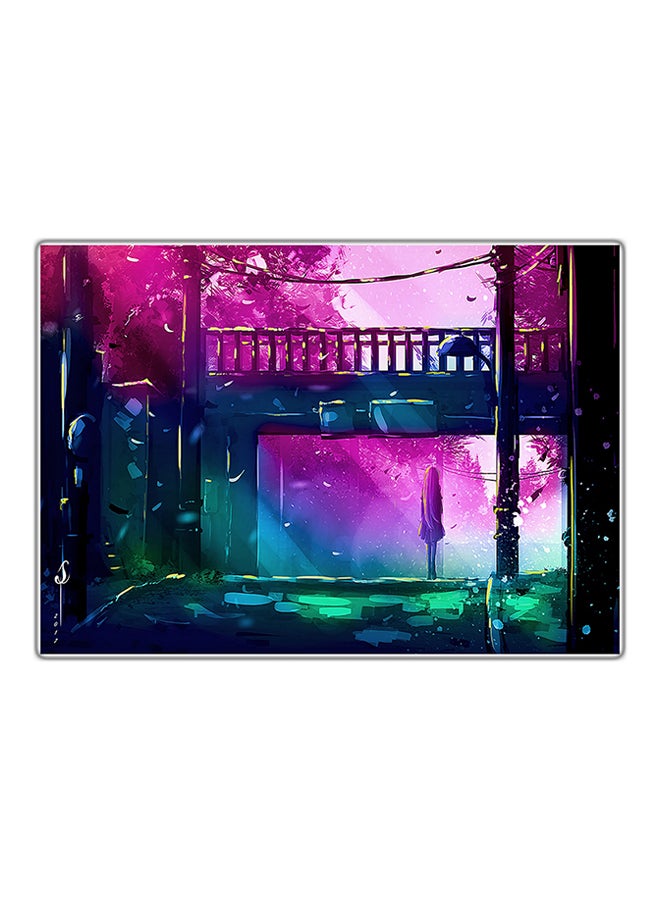 لوحة فنية مطبوعة للزينة متعدد الألوان 14.8x10.5سم