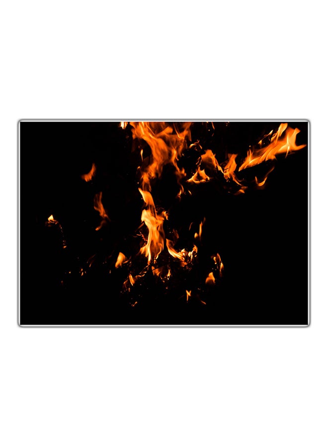 Fast Print Decorative Printed Tableau Black/Orange 14.8x10.5cm