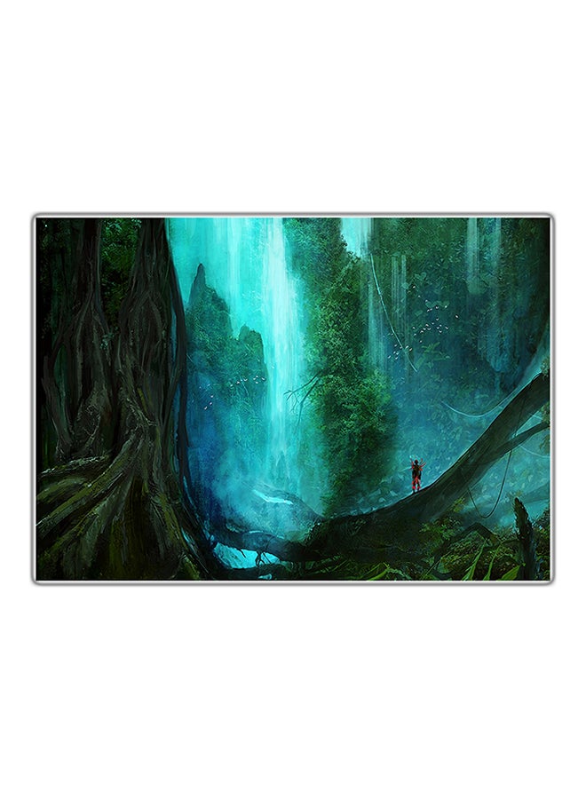 Fast Print Decorative Printed Tableau Painting Multicolour 14.8x10.5cm