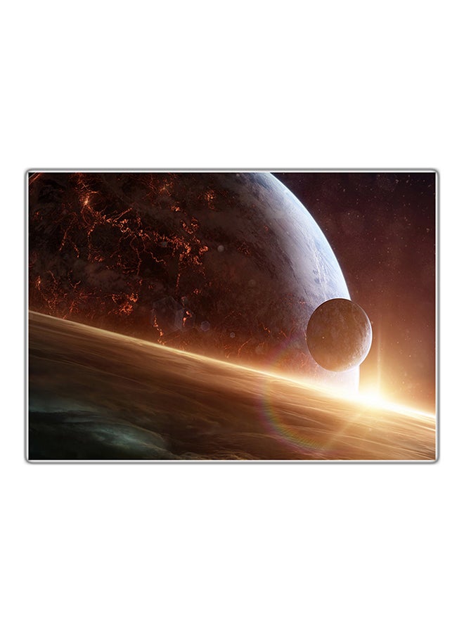 لوحة فنية مطبوعة للزينة متعدد الألوان 14.8x10.5سم