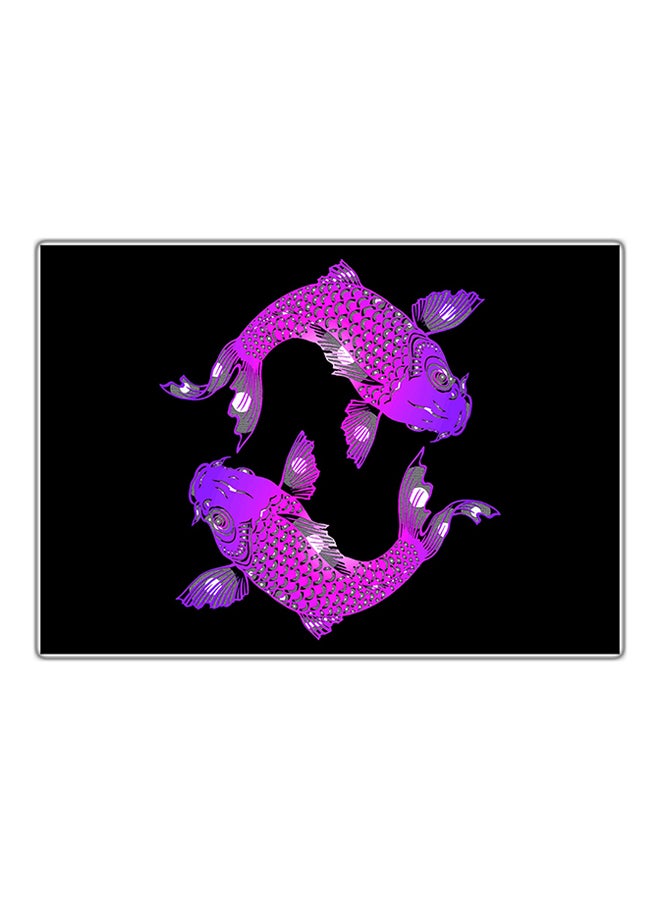 لوحة فنية مطبوعة للزينة متعدد الألوان 14.8x10.5سم