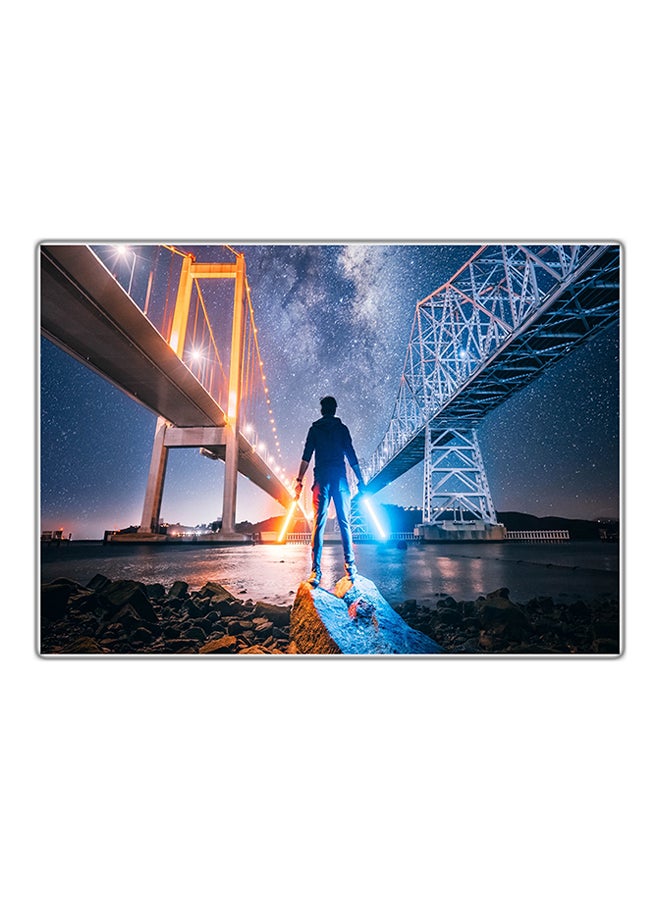 فاست برينت لوحة فنية مطبوعة للزينة متعدد الألوان 14.8x10.5سم