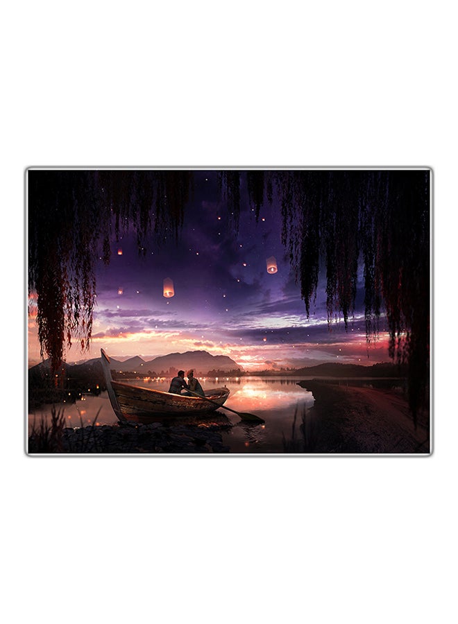 Decorative Printed Tableau Multicolor 14.8x10.5cm