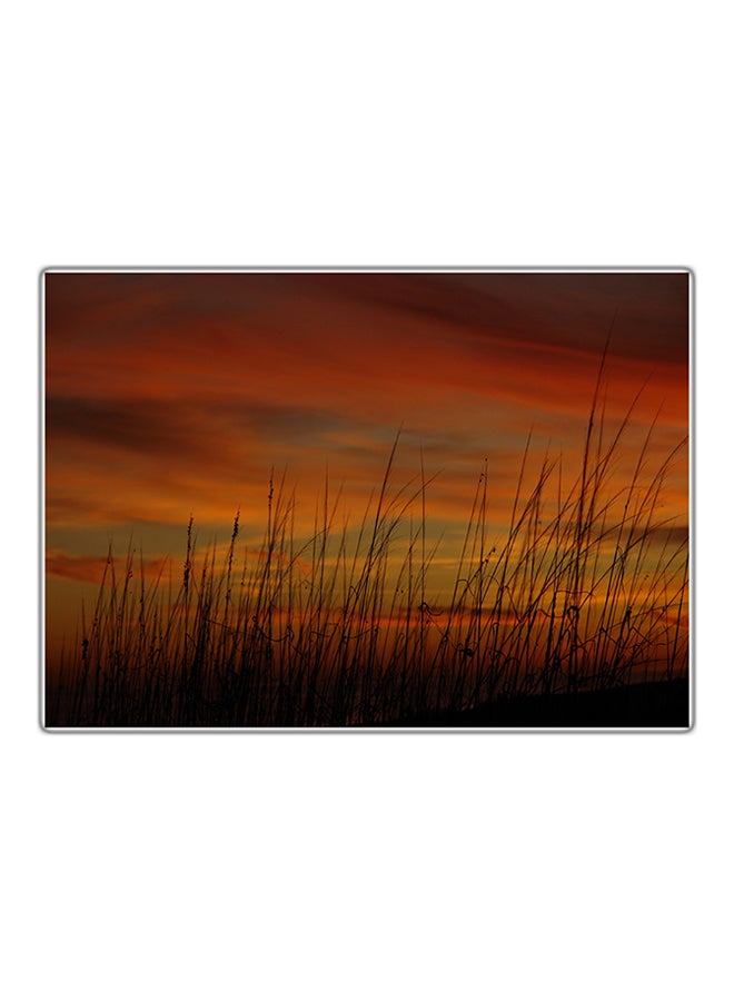 لوحة فنية مطبوعة للزينة متعدد الألوان 14.8x10.5سم