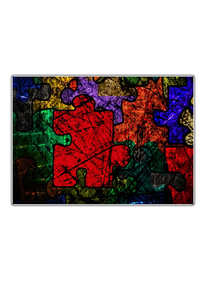 لوحة فنية مطبوعة للزينة متعدد الألوان 14.8x10.5سم