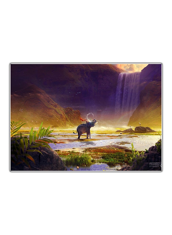 Fast Print Decorative Printed Tableau Multicolour 14.8x10.5cm