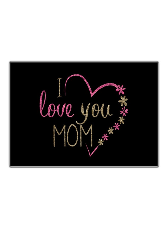 لوحة فنية مطبوعة للزينة متعدد الألوان 14.8x10.5سم