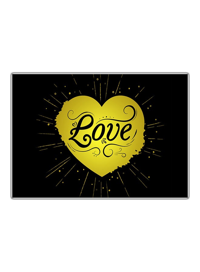 لوحة فنية مطبوعة للزينة متعدد الألوان 21x14.8سم