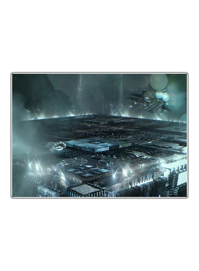 Fast Print Decorative Printed Tableau Painting Multicolour 21x14.8cm