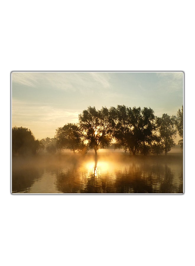 Decorative Printed Tableau Painting Multicolour 21x14.8cm