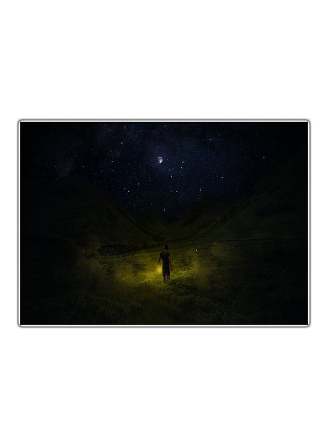 Fast Print Decorative Printed Tableau Painting Multicolour 21x14.8cm