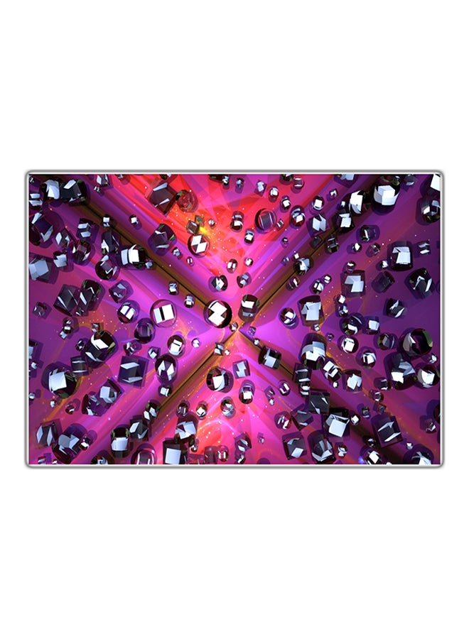 Decorative Printed Tableau Painting Multicolour 21x14.8cm