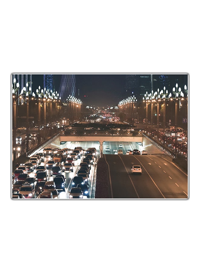 لوحة فنية مطبوعة للزينة متعدد الألوان 21x14.8سم