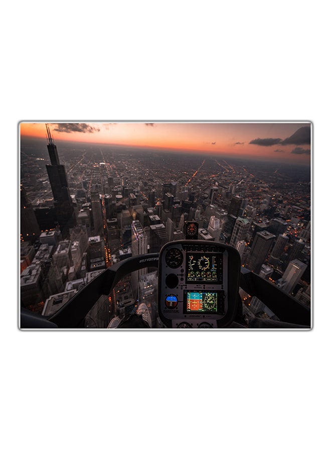 لوحة فنية مطبوعة للزينة متعدد الألوان 21x14.8سم