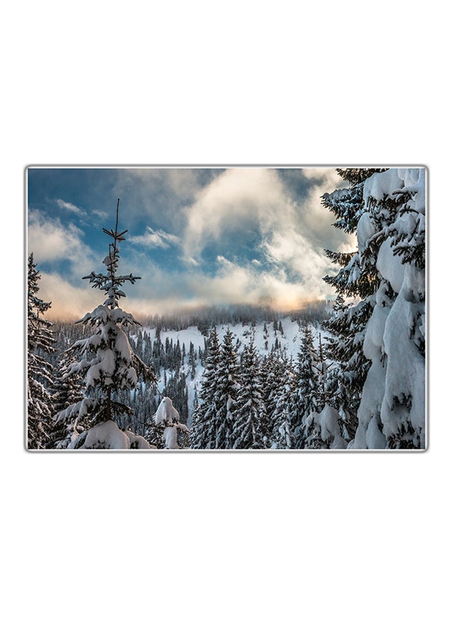 لوحة فنية مطبوعة للزينة متعدد الألوان 21x14.8سم