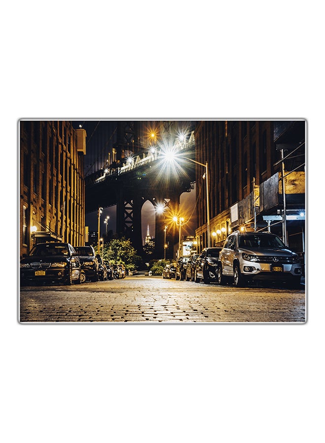 لوحة فنية مطبوعة للزينة متعدد الألوان 21x14.8سم