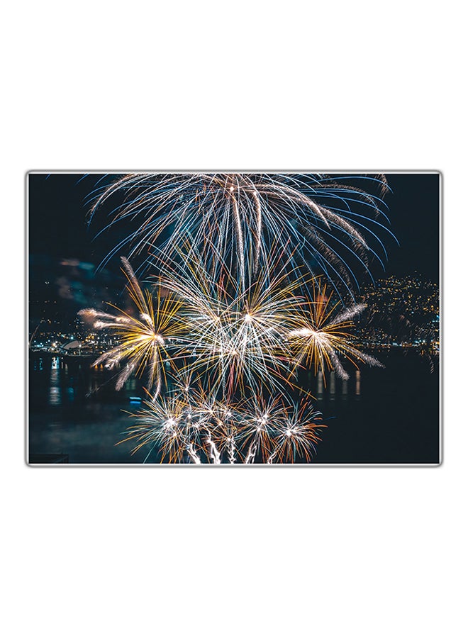 لوحة فنية مطبوعة للزينة متعدد الألوان 21x14.8سم