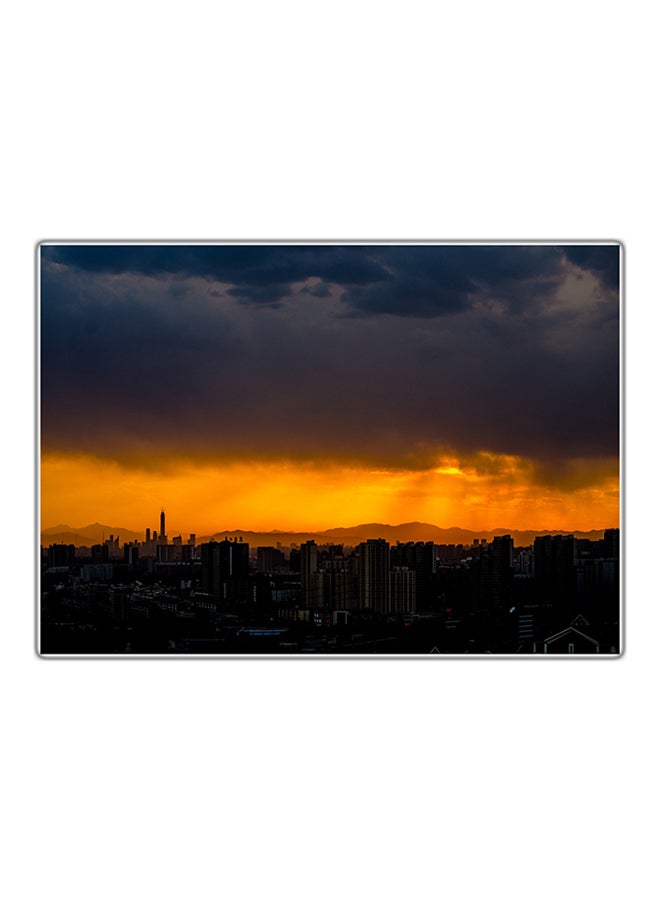 لوحة فنية مطبوعة للزينة متعدد الألوان 21x14.8سم