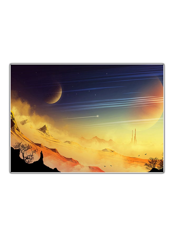 لوحة فنية مطبوعة للزينة متعدد الألوان 21x14.8سم