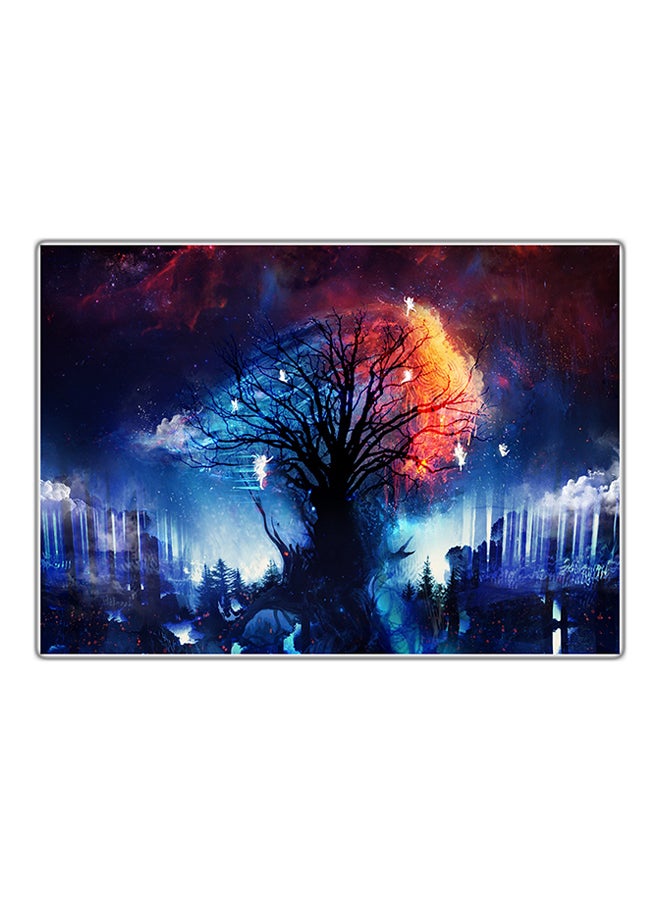 لوحة فنية مطبوعة للزينة متعدد الألوان 21x14.8سم