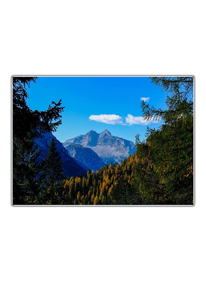 Decorative Printed Tableau Painting Multicolour 21x14.8cm