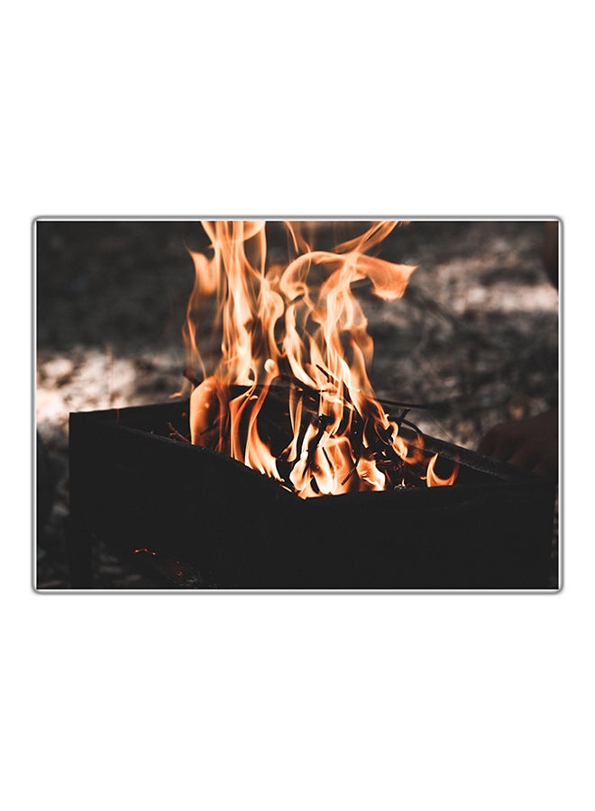 Decorative Printed Tableau Painting Multicolour 21x14.8cm