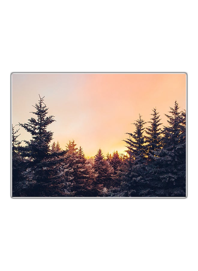 Decorative Printed Tableau Painting Multicolour 21x14.8cm