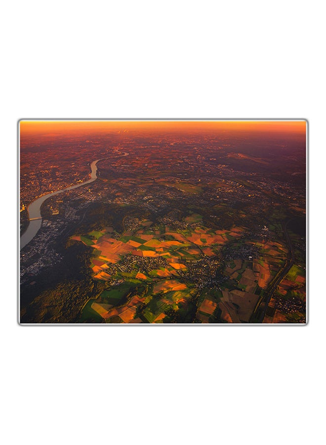 لوحة فنية مطبوعة للزينة متعدد الألوان 21x14.8سم