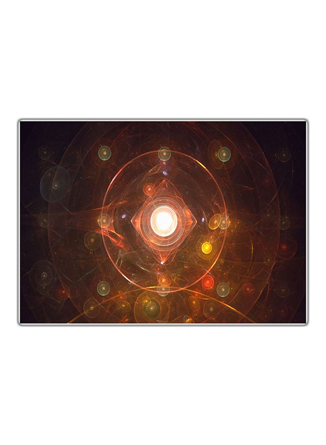 Fast Print Decorative Printed Tableau Painting Multicolour 21x14.8cm