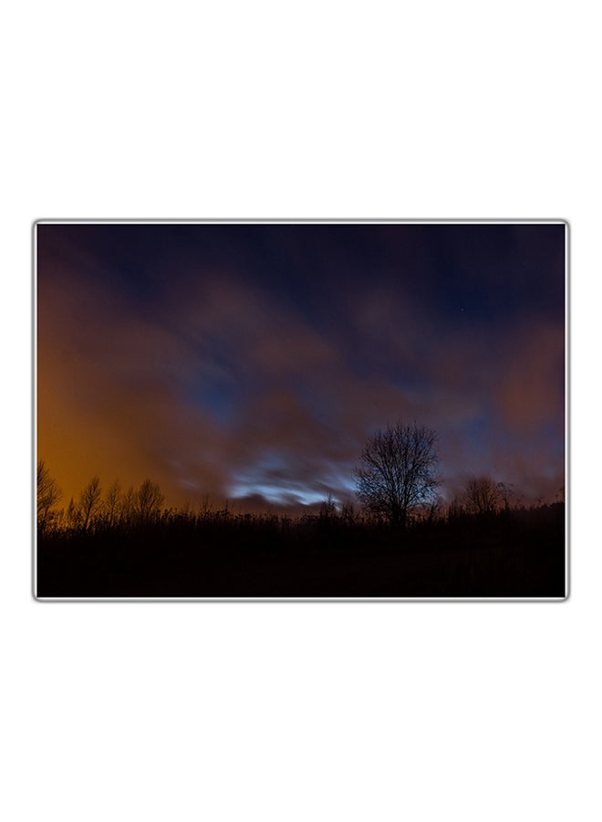 لوحة فنية مطبوعة للزينة متعدد الألوان 21x14.8سم