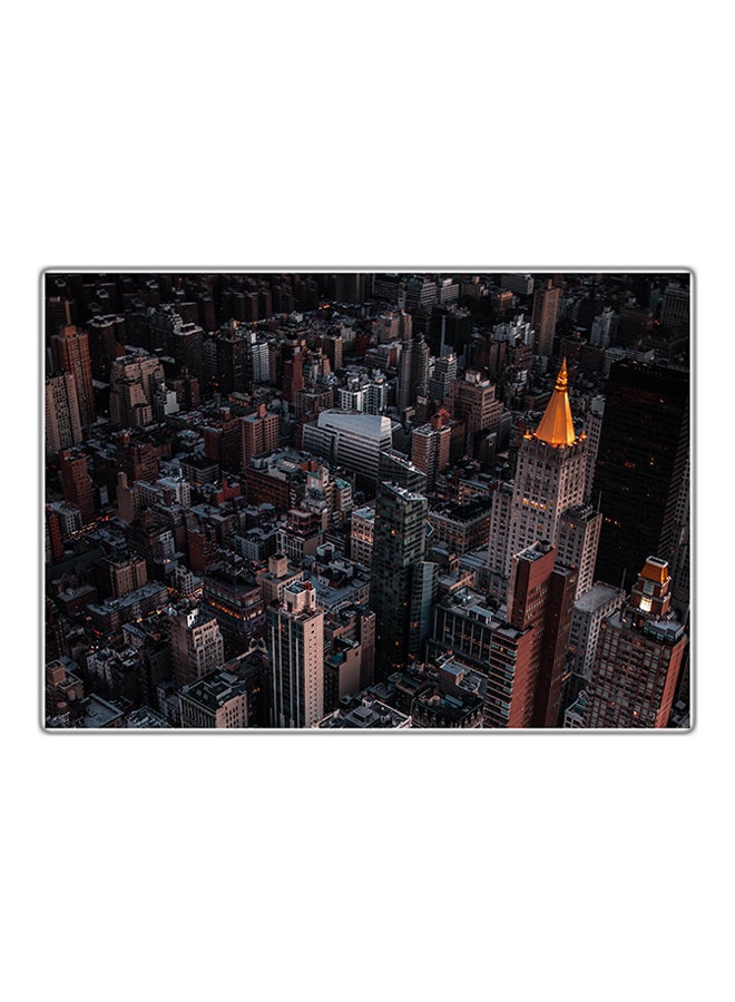 Fast Print Decorative Printed Tableau Painting Multicolour 21x14.8cm