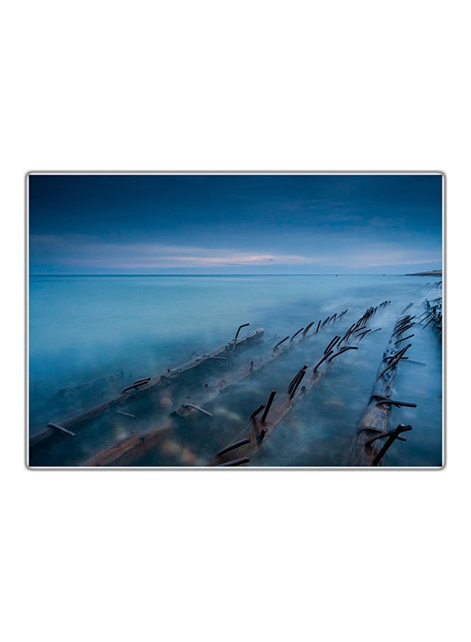 Decorative Printed Tableau Painting Multicolour 21x14.8cm