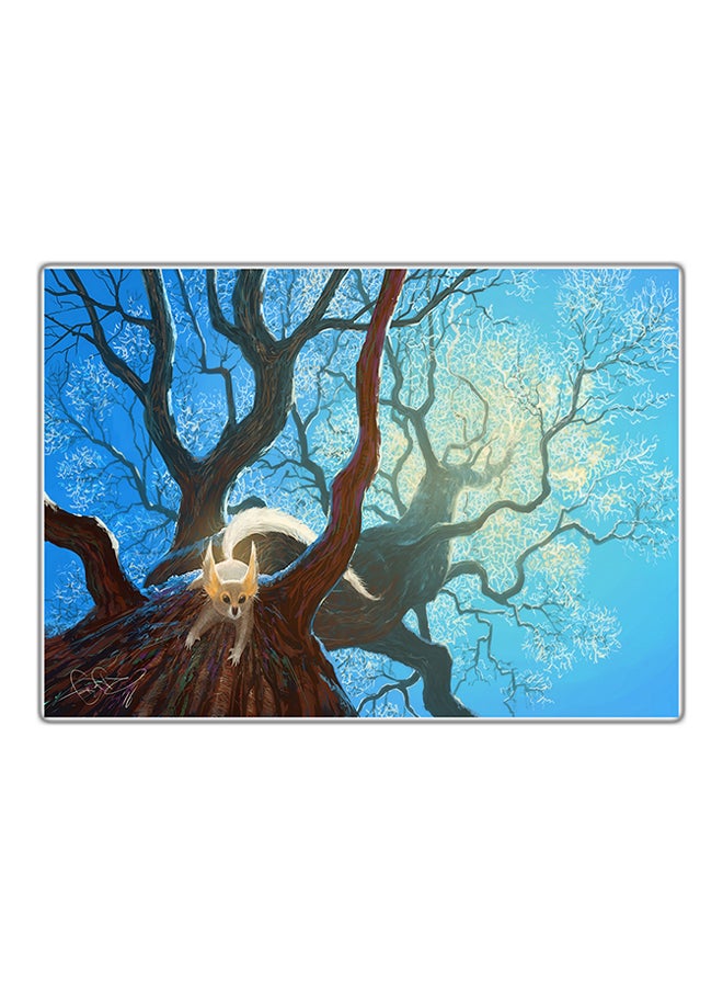 Decorative Printed Tableau Painting Multicolour 21x14.8cm