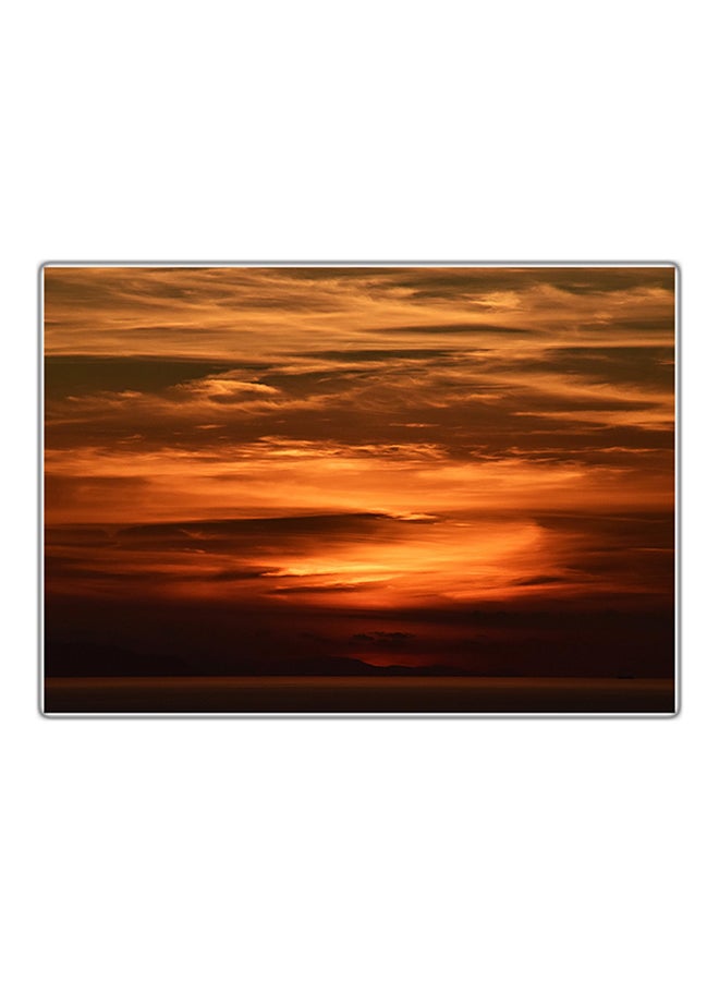 Fast Print Decorative Printed Tableau Painting Multicolour 21x14.8cm