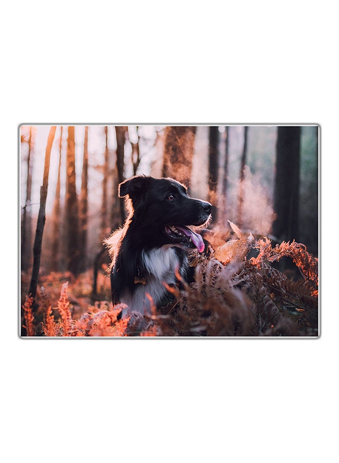 Decorative Printed Tableau Painting Multicolour 21x14.8cm