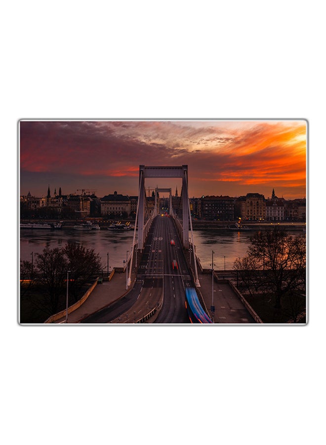 لوحة فنية مطبوعة للزينة متعدد الألوان 21x14.8سم