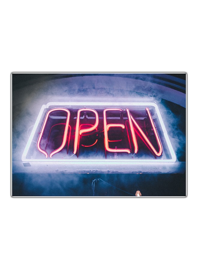 لوحة فنية مطبوعة للزينة متعدد الألوان 14.8x10.5سم