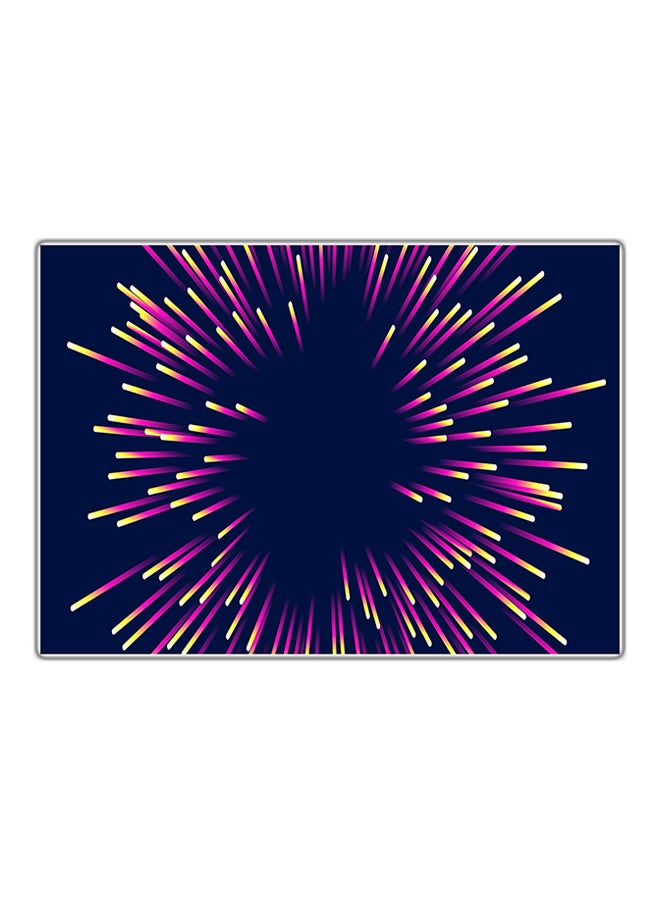 Decorative Printed Tableau Painting Multicolour 21x14.8cm