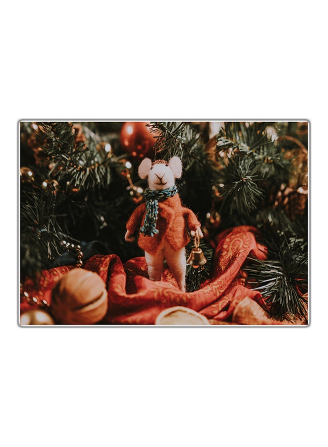 Decorative Printed Tableau Painting Multicolour 21x14.8cm