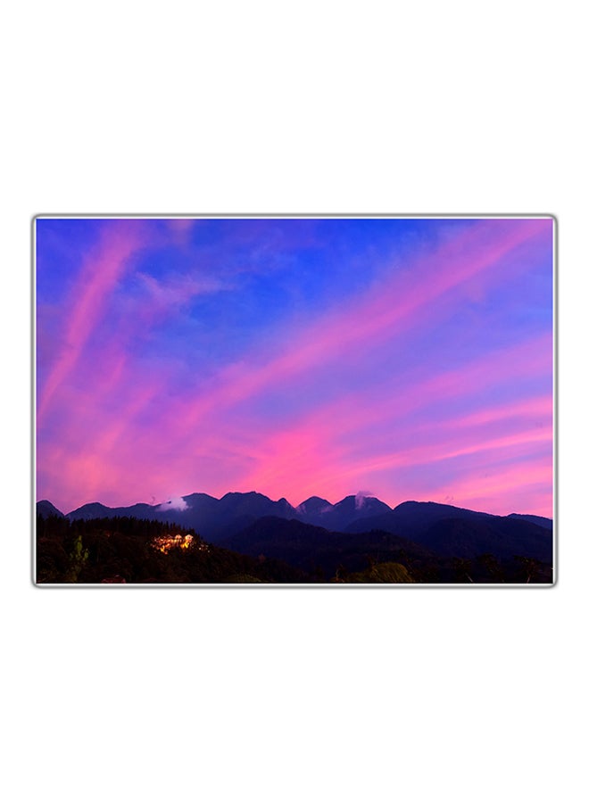 Fast Print Decorative Printed Tableau Painting Multicolour 21x14.8cm