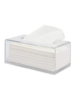 Generic Tissue Box Clear 22.5x12x9cm  - Image 1