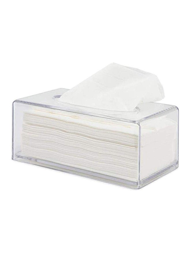 Generic Tissue Box Clear 22.5x12x9cm  - Image 1