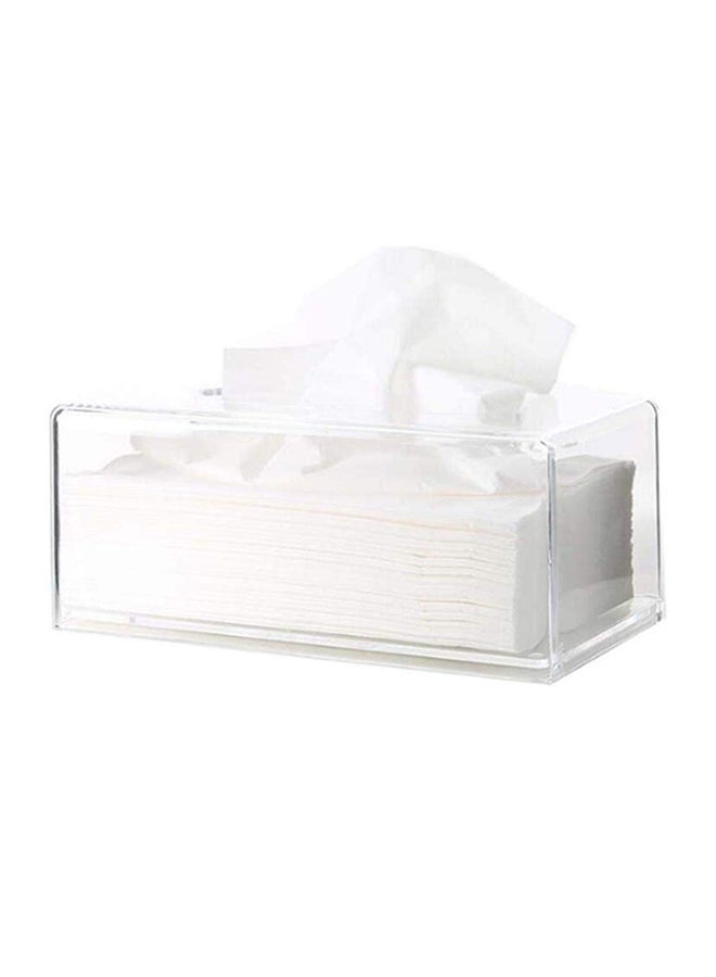 Generic Tissue Box Clear 22.5x12x9cm  - Image 2