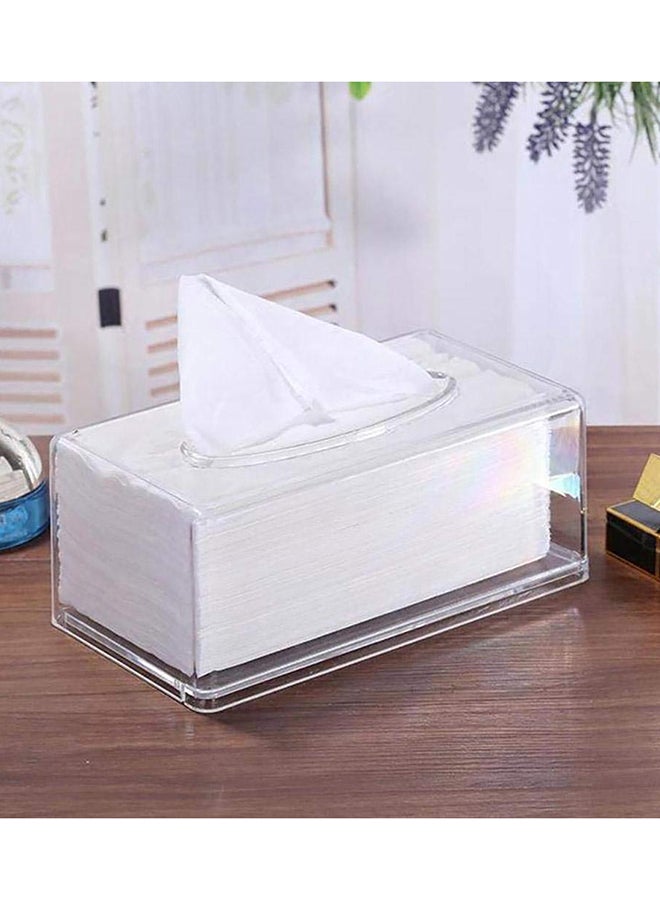 Generic Tissue Box Clear 22.5x12x9cm  - Image 4